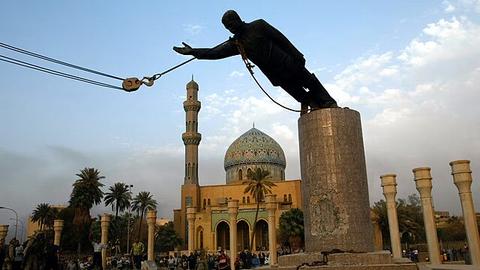 Toppling of Saddam's statue in Baghdad, Iraq