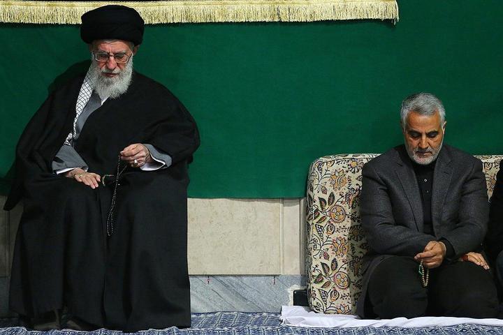 ayatollah sayyed ali khamenei and qasem soleimani