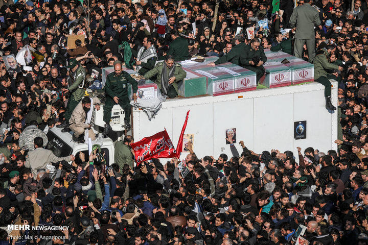 funeral of qasem soleimani tehran 2 mehr